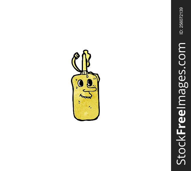 Mustard Bottle Cartoon