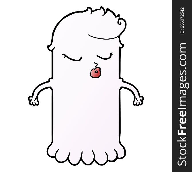 cartoon cute ghost. cartoon cute ghost