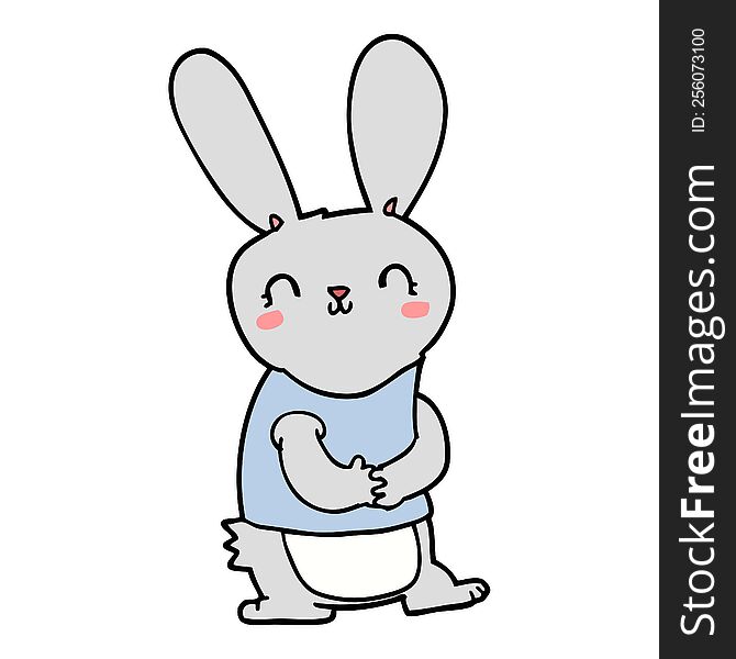 Cute Cartoon Rabbit