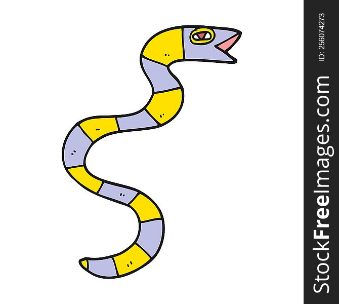 cartoon snake