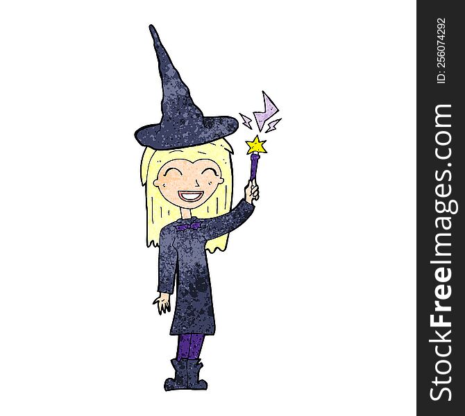 cartoon halloween witch