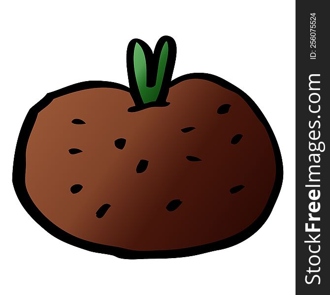 cartoon doodle tomato