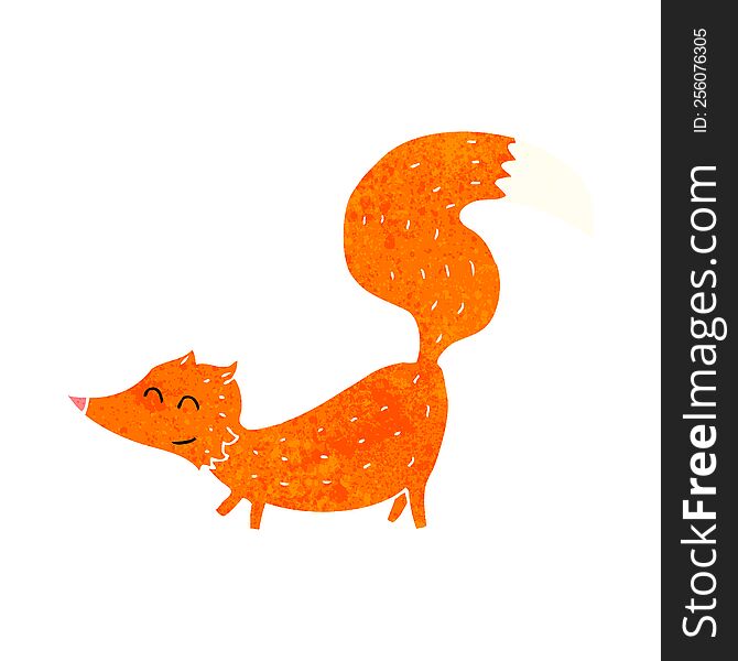 Cartoon Little Fox