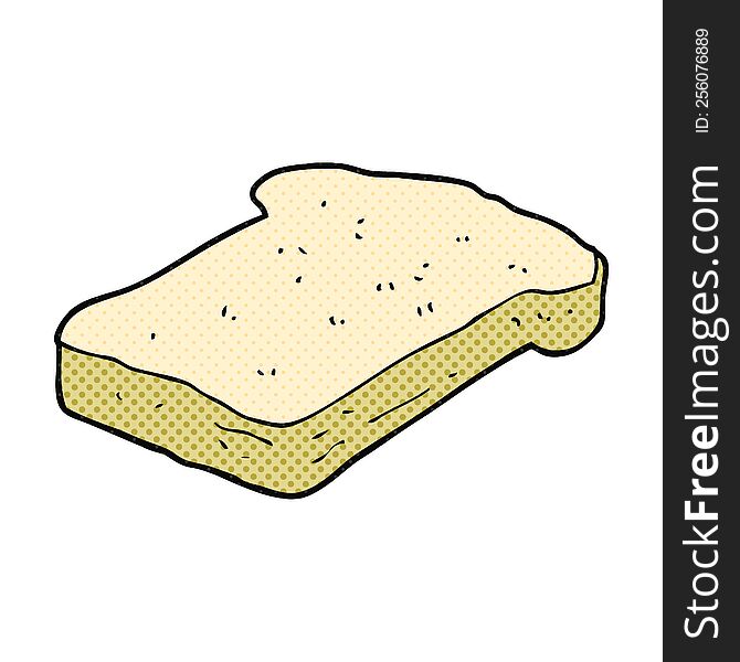 cartoon bread slice