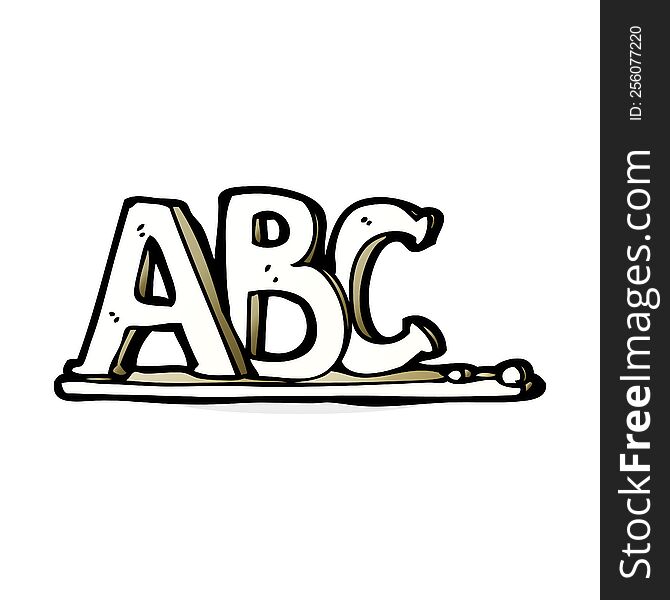 Cartoon ABC Letters