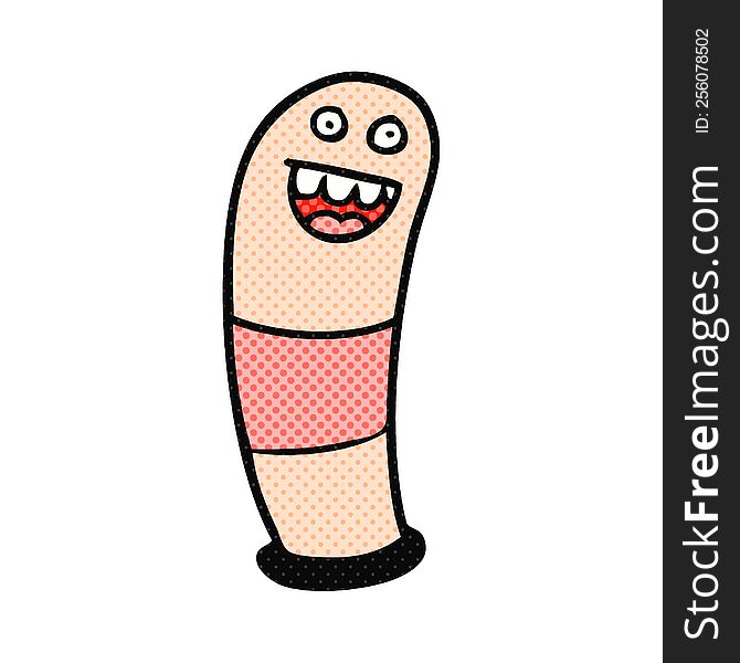 Cartoon Worm