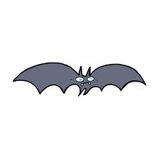 Cartoon Vampire Bat Stock Photo