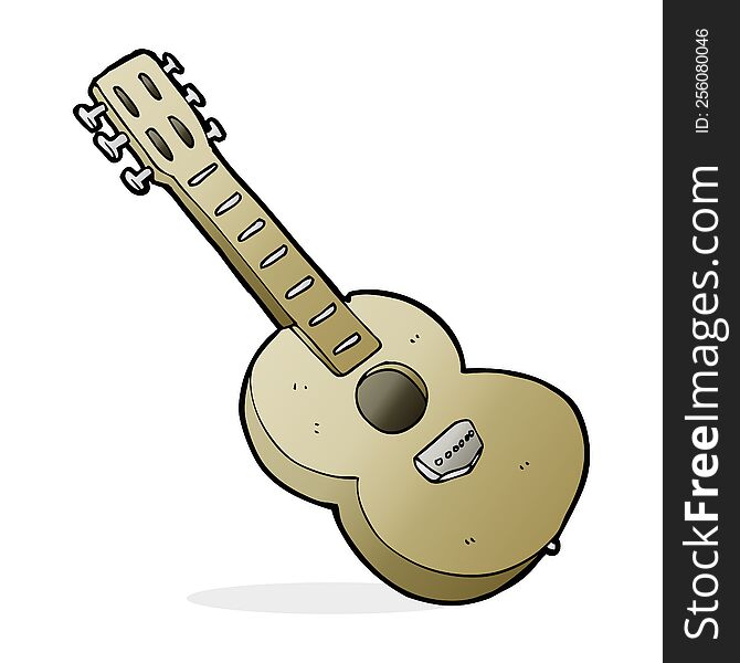 cartoon guitar