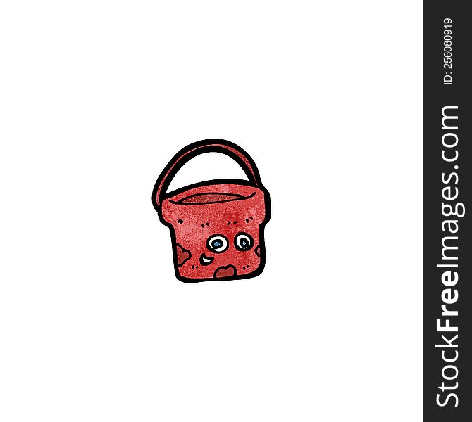 cartoon bucket