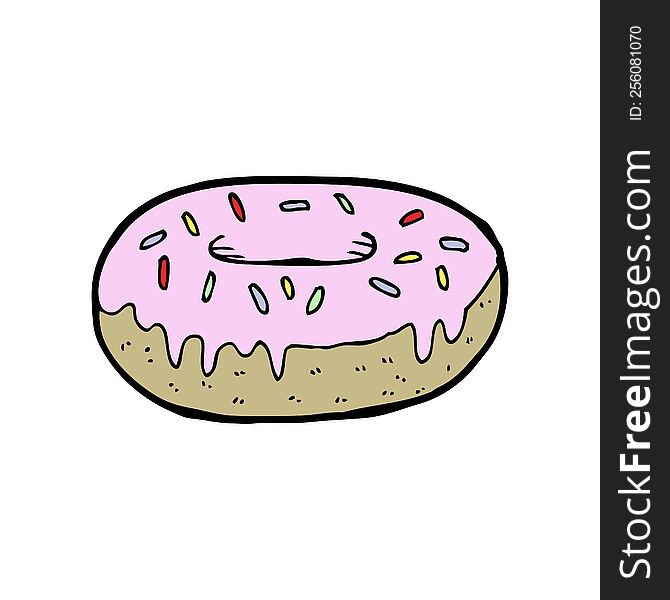 cartoon donut