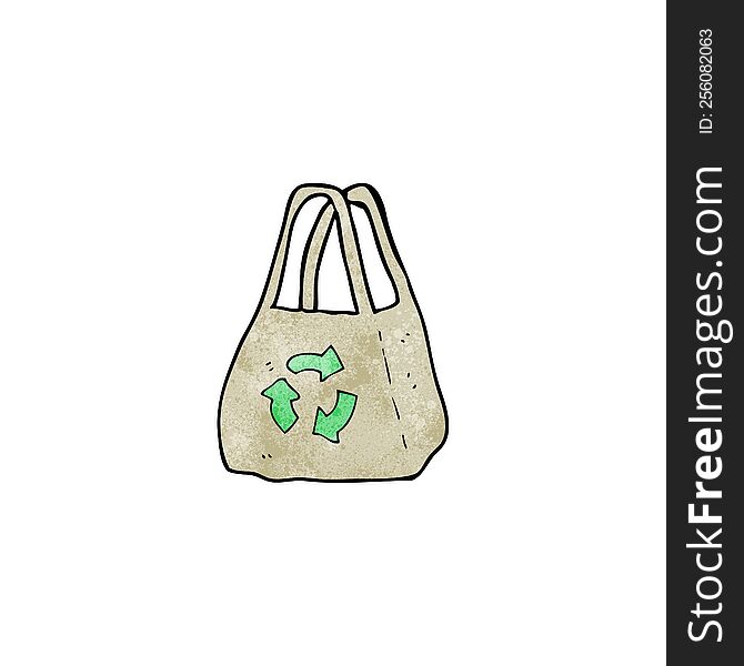 reusable bag cartoon