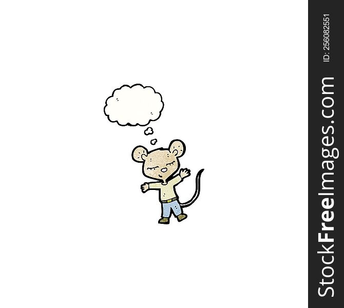 cartoon mouse wearing clothes