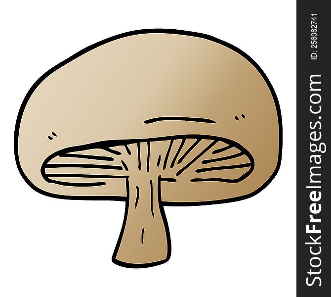 cartoon doodle chestnut mushroom