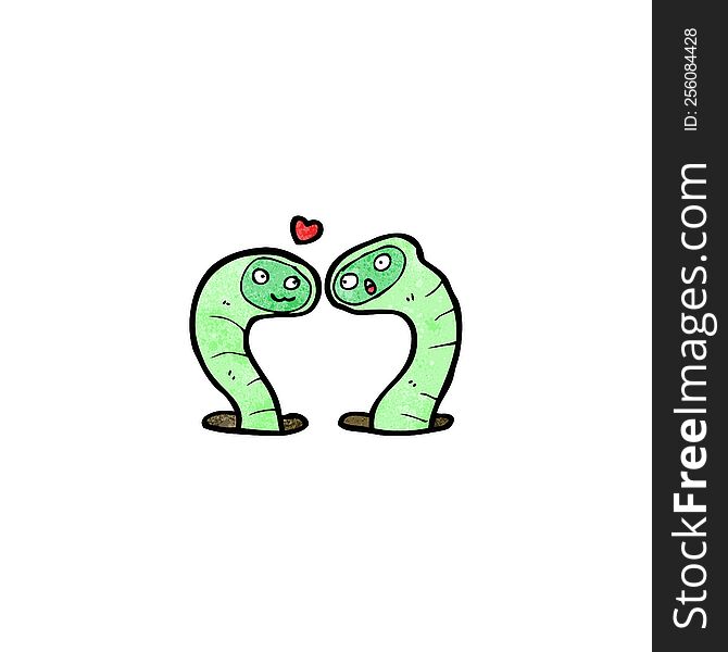 cartoon snakes in love