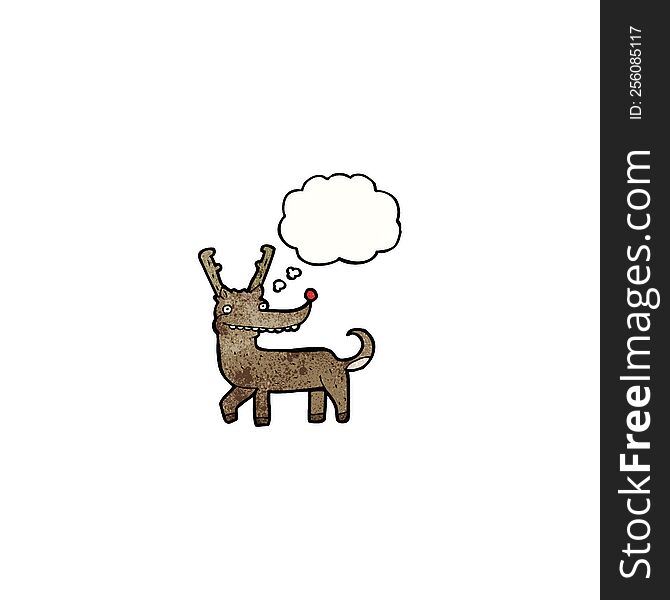 funny cartoon reindeer