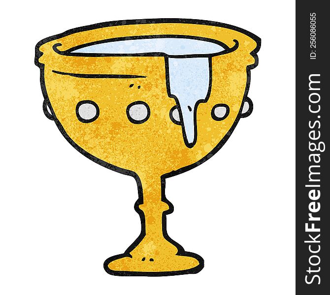 Textured Cartoon Medieval Cup