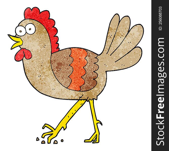 Textured Cartoon Chicken