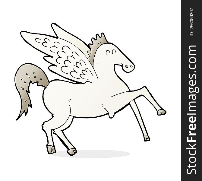 Cartoon Pegasus