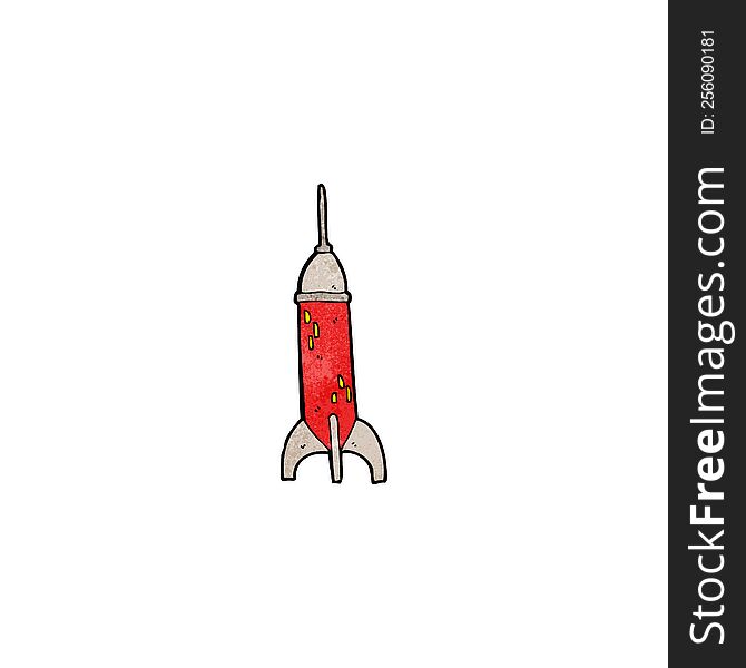 cartoon rocket