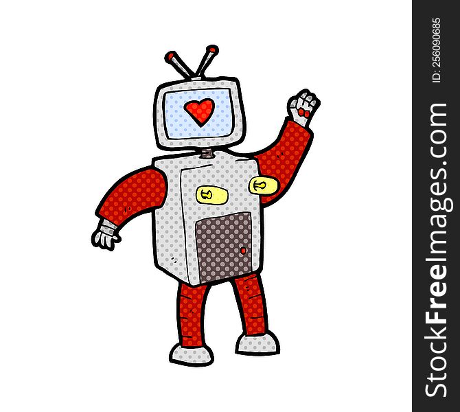 Cartoon Funny Robot