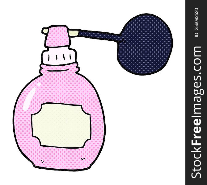 cartoon perfume bottle