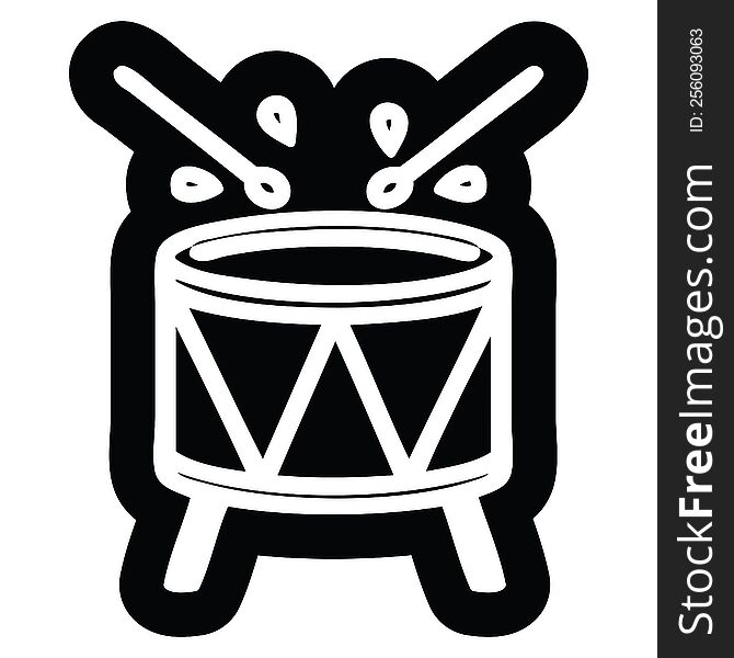 beating drum icon