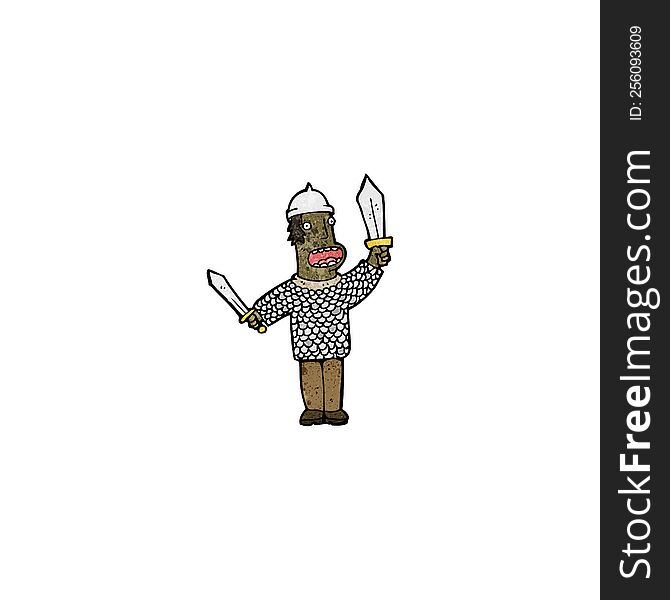 Cartoon Medieval Soldier