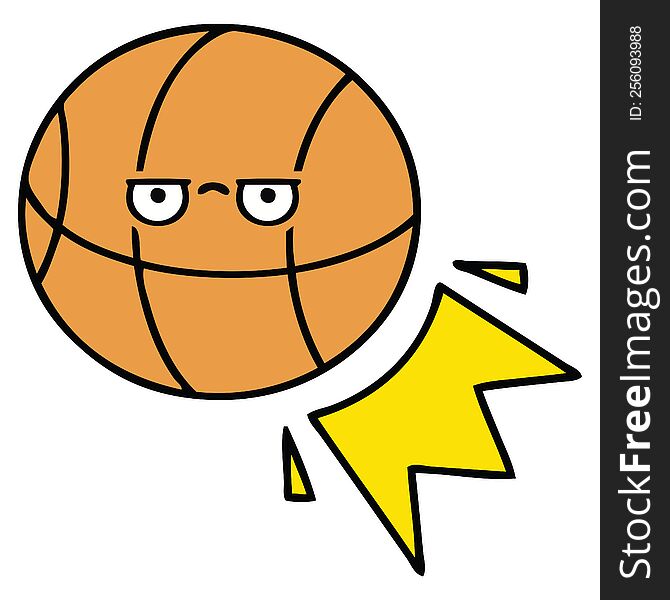 Cute Cartoon Basketball