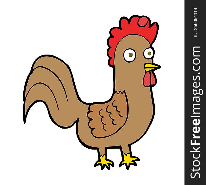 Cartoon Rooster