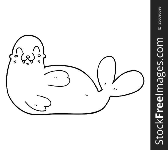 cartoon seal