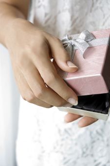 Opening Gift Box Stock Image Opening Gift Box Stock Image