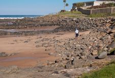 Rock Strewn Beach Stock Photography Rock Strewn Beach Stock Photography