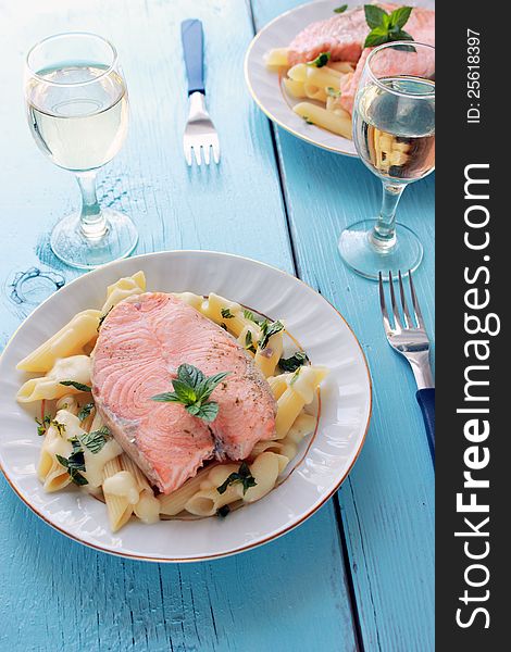 Salmon And Penne