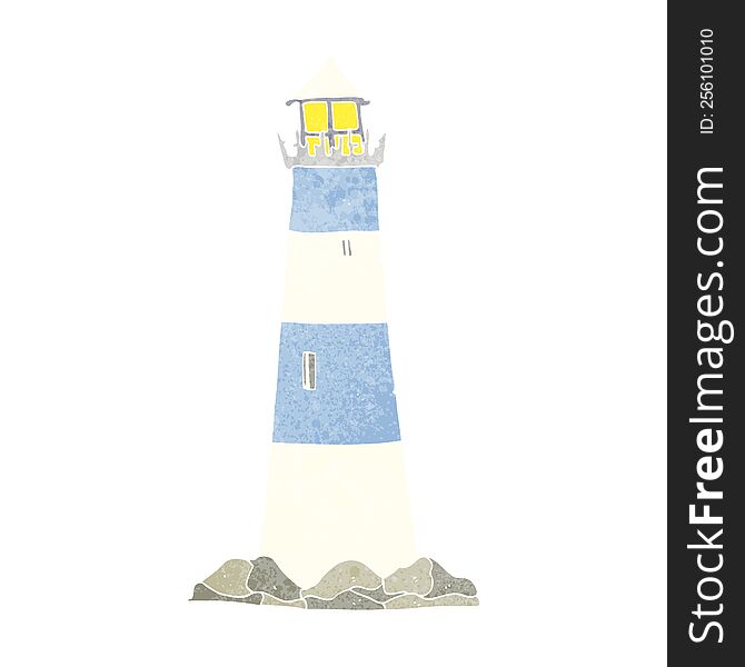 cartoon light house