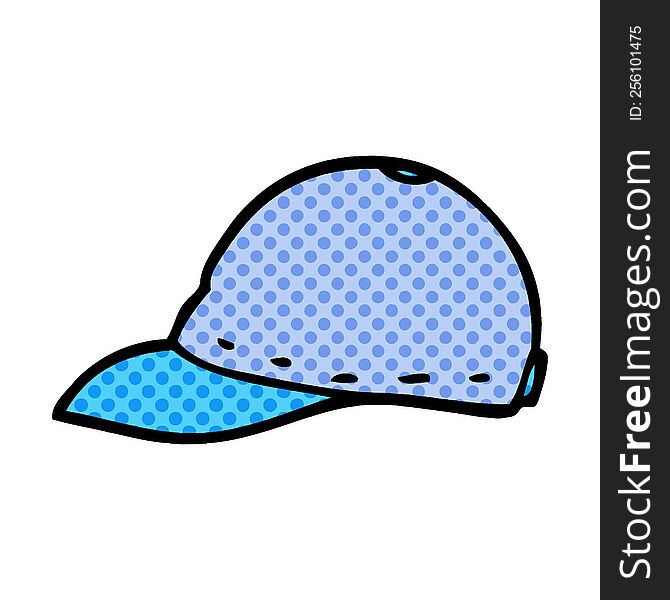 cartoon doodle cap