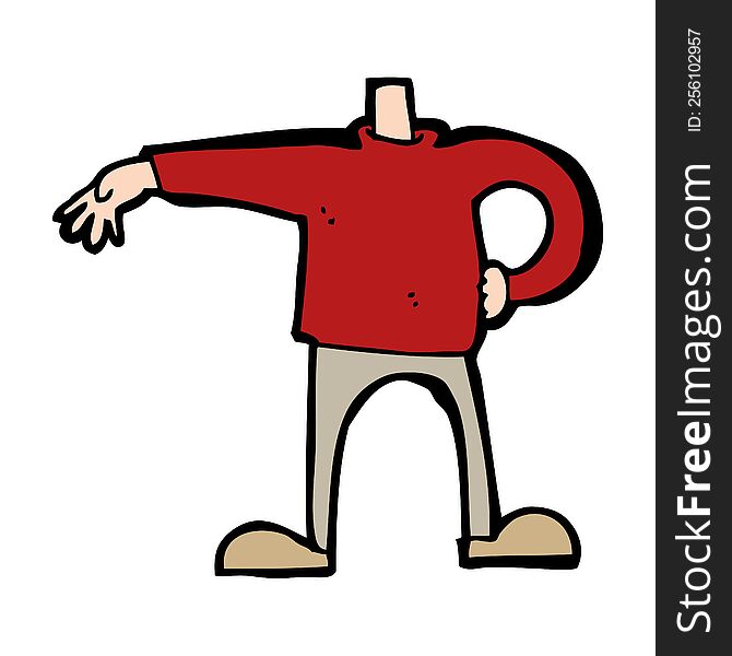 Cartoon Male Boy Making Gesture (mix And Match Cartoons Or Add Own Photos As Head