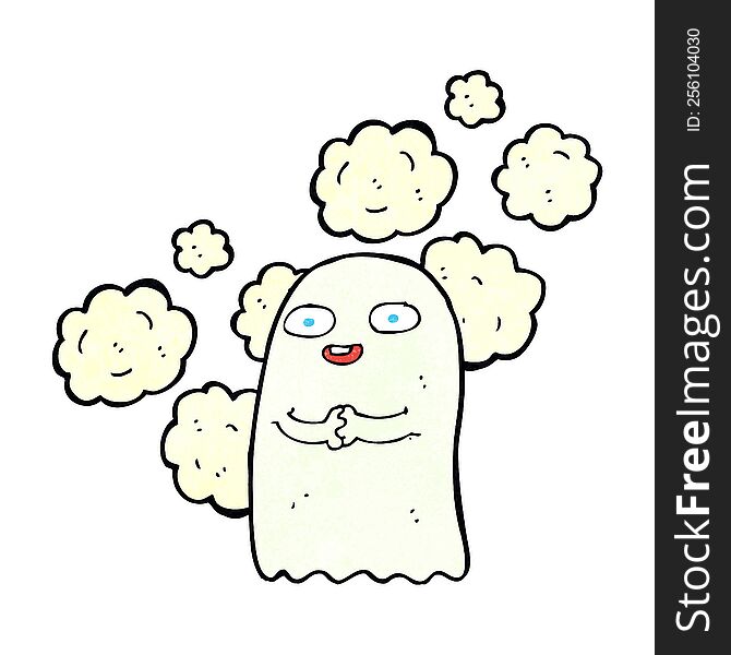 cartoon ghost