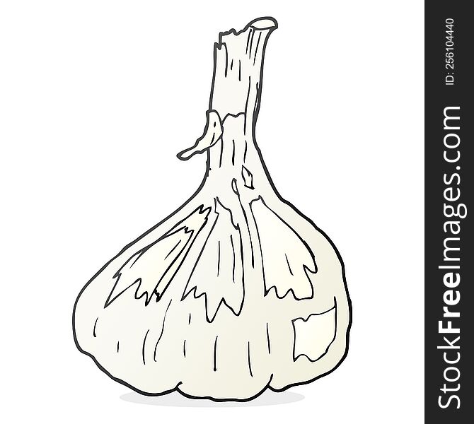 Cartoon Garlic