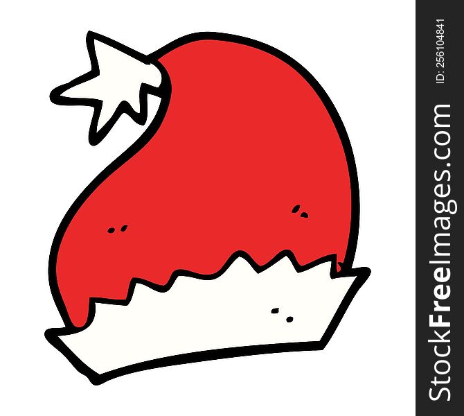 cartoon santa hat