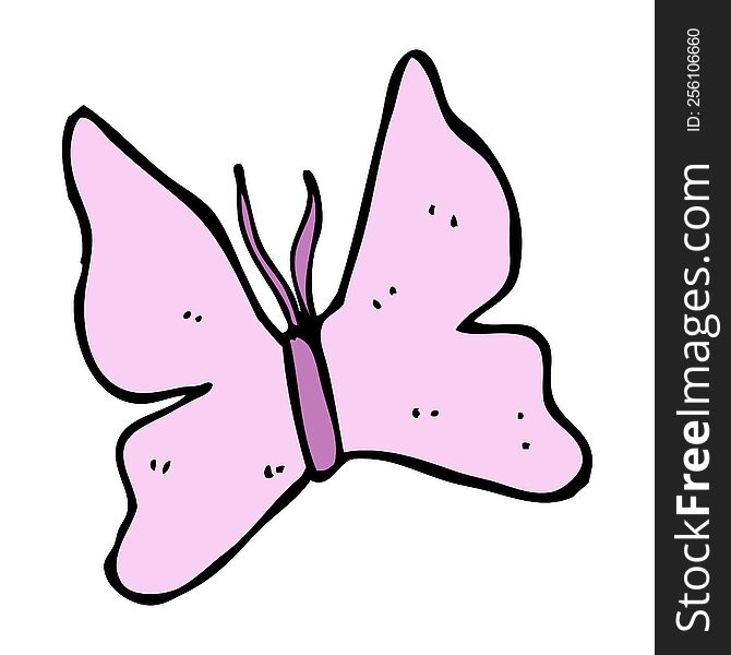cartoon butterfly symbol
