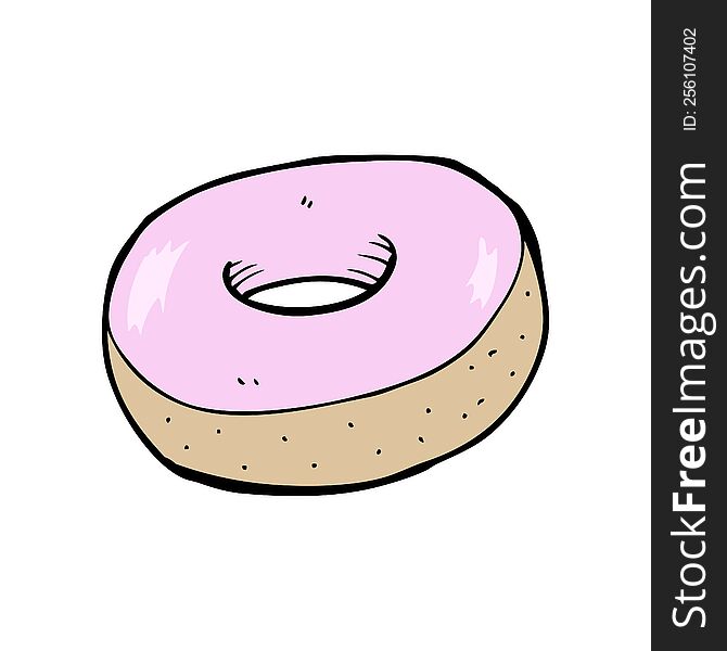 cartoon donut