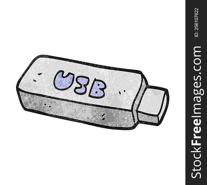 Textured Cartoon USB Stick