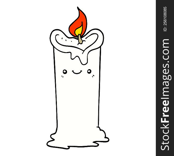 cartoon candle