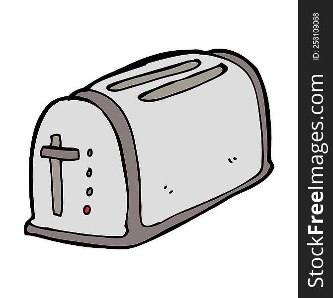 cartoon toaster