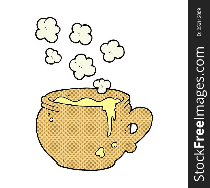 Cartoon Mug Of Soup