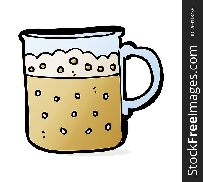 cartoon mug of beer