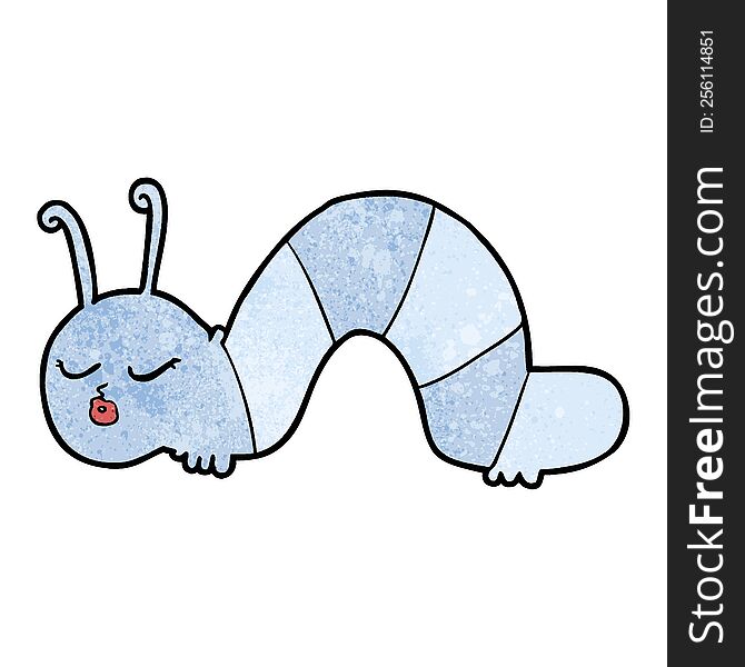 cartoon caterpillar. cartoon caterpillar