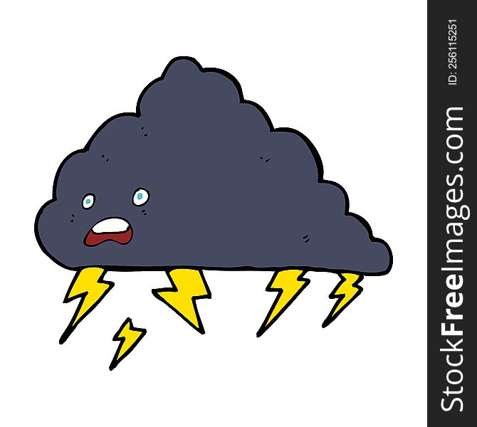 Cartoon Thundercloud