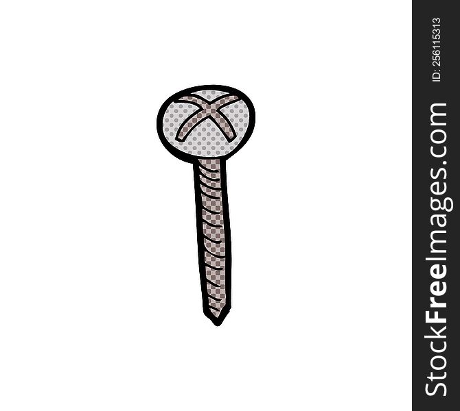 Cartoon Screw