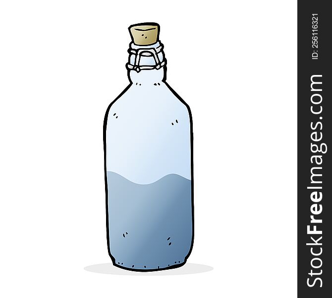 cartoon water bottle